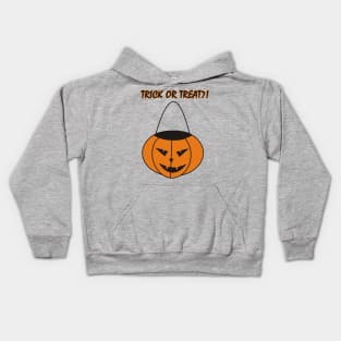 Halloween Pumpkin - Trick or treat?! Kids Hoodie